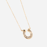 Baguette Horseshoe Necklace