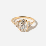 1.66 ct Old Mine Andrea Three-Stone Ring