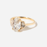 1.66 ct Old Mine Andrea Three-Stone Ring