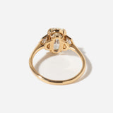 1.66 ct Old Mine Andrea Three-Stone Ring