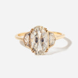 1.66 ct Old Mine Andrea Three-Stone Ring