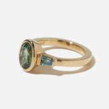 The Aroha Three-stone Ring