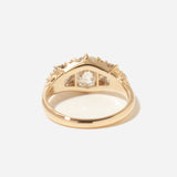 1.41 ct Old Mine Eliette Half Hoop Ring