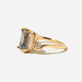 2.18ct Baguette Sapphire Wave Ring
