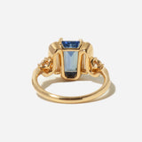2.18ct Baguette Sapphire Wave Ring
