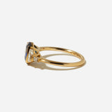 1.97 ct Parti-Sapphire and Crescent Diamond Neptune Ring