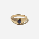 Sapphire Demi Signet Ring
