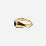 Sapphire Demi Signet Ring