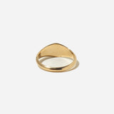 Sapphire Demi Signet Ring