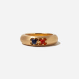 Carnelian & Sapphire Devotion II Ring