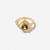 1.74 ct Parti Sapphire & Baguette Diamond Oasis Engagement Ring