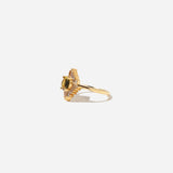 1.74 ct Parti Sapphire & Baguette Diamond Oasis Engagement Ring