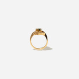 1.74 ct Parti Sapphire & Baguette Diamond Oasis Engagement Ring