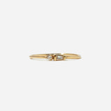 Tapered Baguette & Prong Diamond Ring