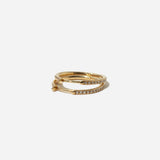 Pavé Diamond Hinge Huggie Hoops 17mm