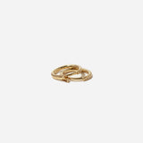 Pavé Diamond Hinge Huggie Hoops 12mm