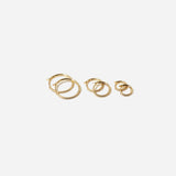 Pavé Diamond Hinge Huggie Hoops 9mm
