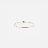 Pear Diamond Bezel Wire Cuff Bangle Bracelet