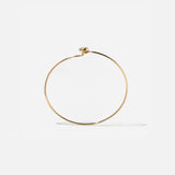 Pear Diamond Bezel Wire Cuff Bangle Bracelet