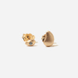 Sapphire Bean Earrings