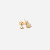 Sapphire Bean Earrings