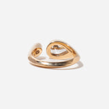 Pear Dyad Signet Ring