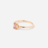 Pink Sapphire Ginger Ring