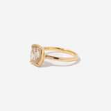 1.51 ct Old Mine Cushion Diamond Tableau Solitaire