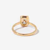 1.51 ct Old Mine Cushion Diamond Tableau Solitaire