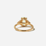 2.23 ct Light Yellow-Green Oval Sapphire Desi Ring