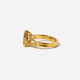 2.04 ct Light Brown Pear Diamond Vow Solitaire