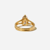 2.04 ct Light Brown Pear Diamond Vow Solitaire