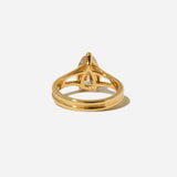 2.04 ct Light Brown Pear Diamond Vow Solitaire