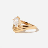 1.25 ct Lab-Grown Oval Diamond Amada Ring