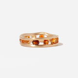 Sapphire & Citrine Float Ring