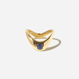 Petite ZAHA Blue Cushion Sapphire