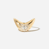 Petite ZAHA Halo Oval Diamond