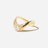 Petite ZAHA Halo Oval Diamond