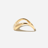 Petite ZAHA Halo Oval Diamond