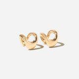 ZAHA Plain Gold Earrings