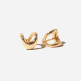 ZAHA Plain Gold Earrings