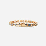 Sapphire Bezel Tennis Bracelet