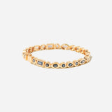 Sapphire Bezel Tennis Bracelet
