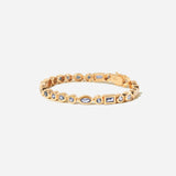 Sapphire Bezel Tennis Bracelet