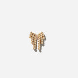 Diamond Bezel Tennis Waterfall Earrings