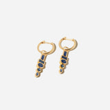 Blue Sapphire Totem Huggies