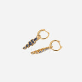 Blue Sapphire Totem Huggies