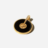 Onyx Ziggy Record Pendant