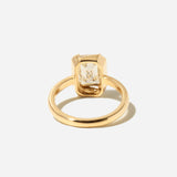 2.08 ct Lab-Grown Emerald-cut Diamond Mirage Halo Ring