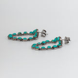 Turquoise Loop Earrings